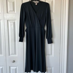 H&M Long Sleeve Midi Dress